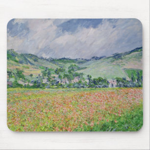 Claude Monet The Poppy Field near Giverny, 1885 Mouse Mat