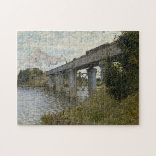 Claude Monet - The Railroad bridge in Argenteuil Jigsaw Puzzle