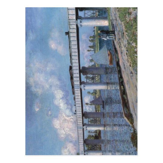 Claude Monet The Railway Bridge at Argenteuil 1873 Postcard