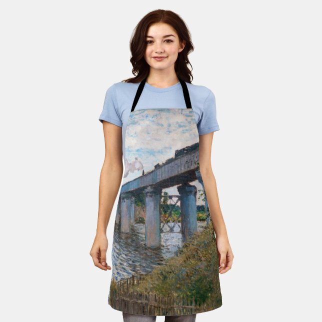Claude Monet - The Railway Bridge at Argenteuil Apron (Worn)