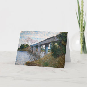 Claude Monet - The Railway Bridge at Argenteuil Card