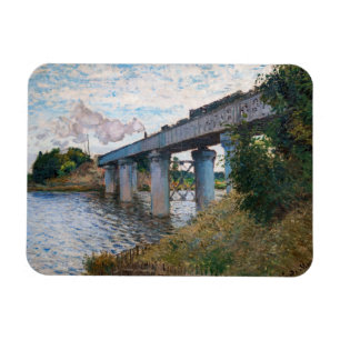 Claude Monet - The Railway Bridge at Argenteuil Magnet