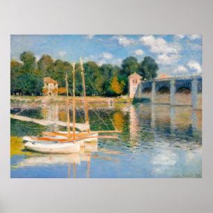 Claude Monet, The Railway Bridge at Argenteuil Poster