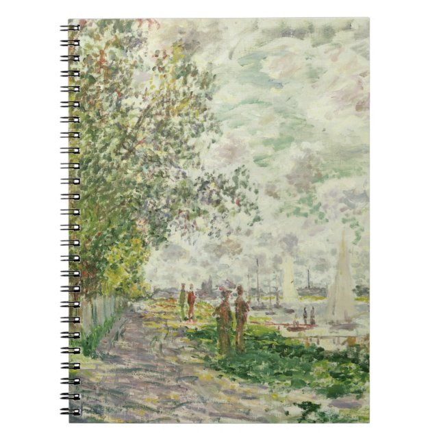 Claude Monet | The Riverbank at Gennevilliers Notebook (Front)