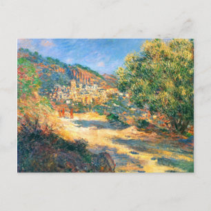 Claude Monet: The Road to Monte Carlo Postcard