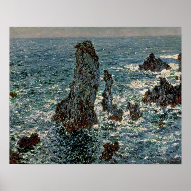 Claude Monet | The Rocks at Belle-Ile, 1886 Poster (Front)