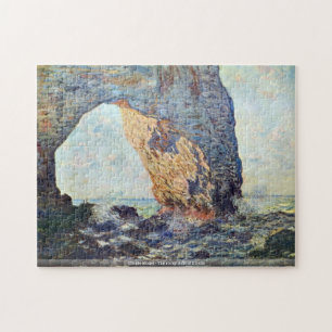 Claude Monet - The rocky cliffs of Etretat Jigsaw Puzzle