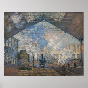 Claude Monet - The Saint-Lazare Station Poster