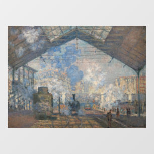 Claude Monet - The Saint-Lazare Station Window Cling