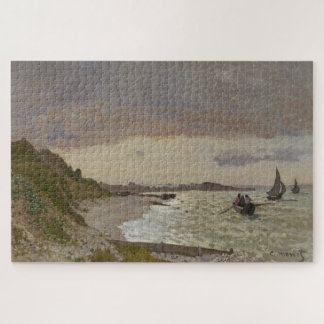 Claude Monet The Seashore at Sainte-Adresse Jigsaw Puzzle