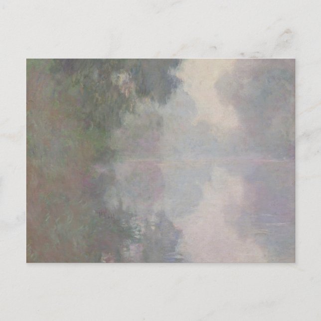 Claude Monet | The Seine at Giverny, Morning Mists Postcard (Front)