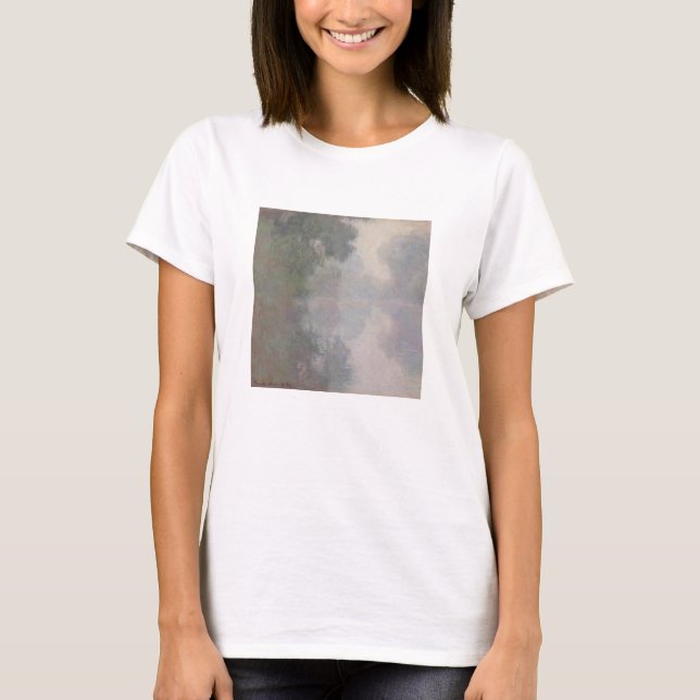 Claude Monet | The Seine at Giverny, Morning Mists T-Shirt (Front)