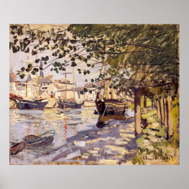 Claude Monet. The Seine at Rouen Poster (Front)