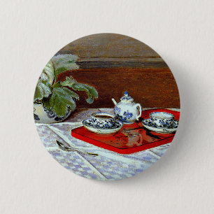 Claude Monet - The Tea Set, 6 Cm Round Badge