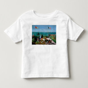 Claude Monet The Terrace at Sainte-Adresse, 1867 Toddler T-Shirt