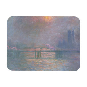 Claude Monet   The Thames with Charing Cross Magnet