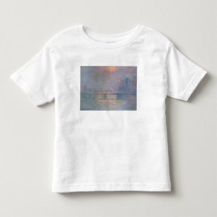 Claude Monet The Thames with Charing Cross Toddler T-Shirt