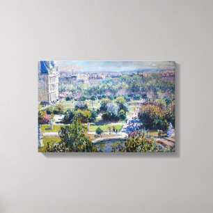 Claude Monet - The Tuileries Gardens Canvas Print