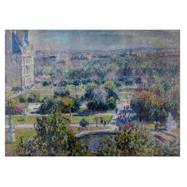 Claude Monet - The Tuileries Gardens Cutting Board (Front)