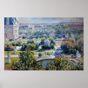 Claude Monet - The Tuileries Gardens Poster