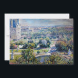 Claude Monet - The Tuileries Gardens Thank You Card<br><div class="desc">The Tuileries Gardens / Les Tuileries - Claude Monet,  1876</div>