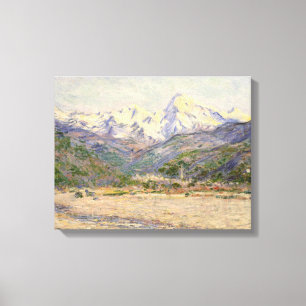 Claude Monet The Valley of the Nervia Canvas Print