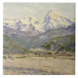Claude Monet - The Valley of the Nervia Tile