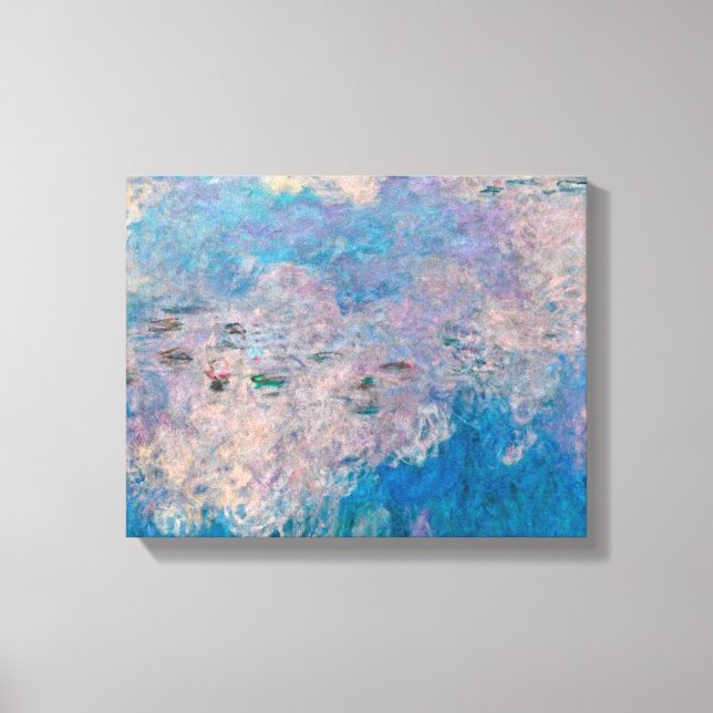 Claude Monet - The Water Lilies - The Clouds Canvas Print (Front)