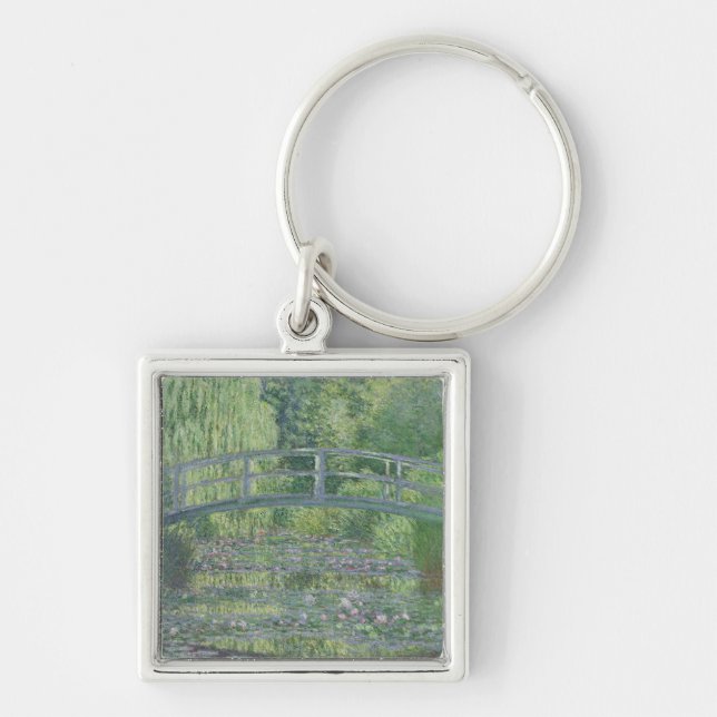 Claude Monet | The Waterlily Pond: Green Harmony Key Ring (Front)
