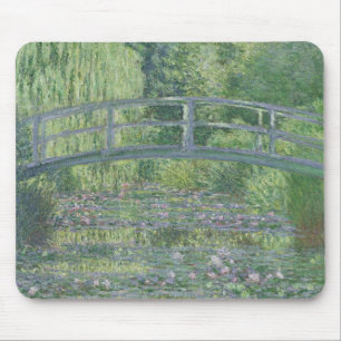 Claude Monet   The Waterlily Pond: Green Harmony Mouse Mat