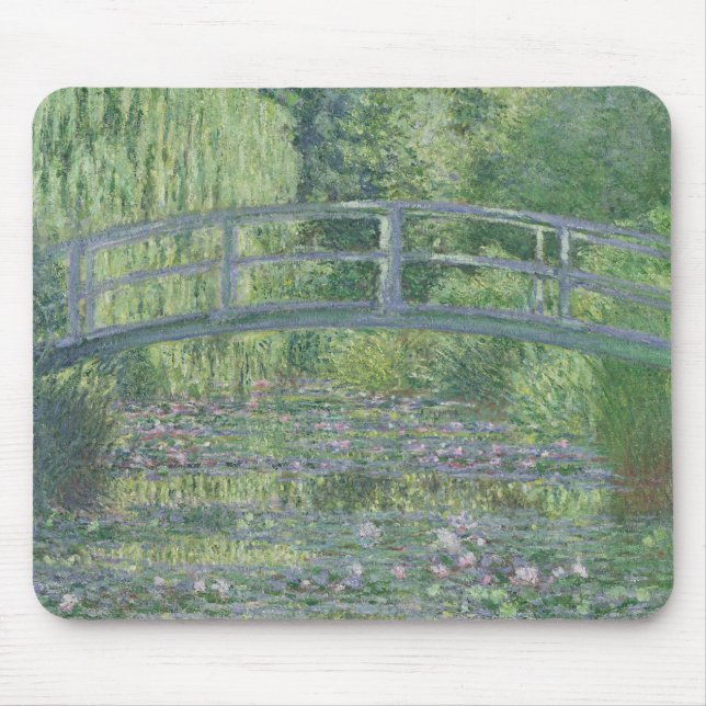 Claude Monet | The Waterlily Pond: Green Harmony Mouse Mat (Front)