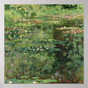 Claude Monet   The Waterlily Pond Poster