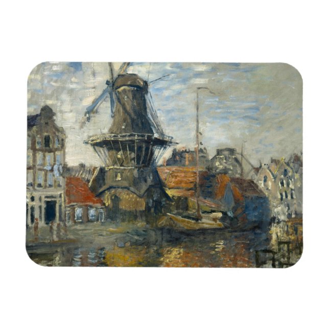 Claude Monet - The Windmill on the Onbekende Magnet (Horizontal)