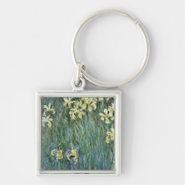 Claude Monet | The Yellow Irises Key Ring (Front)