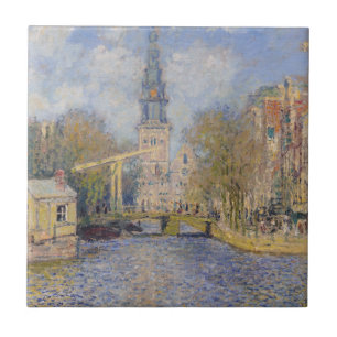 Claude Monet - The Zuiderkerk, Amsterdam Tile