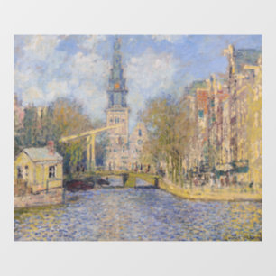 Claude Monet - The Zuiderkerk, Amsterdam Window Cling