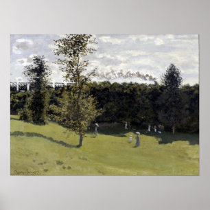 Claude Monet Train in the Countryside Poster