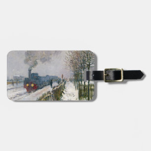 Claude Monet - Train in the Snow / The Locomotive Luggage Tag