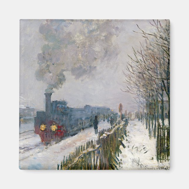 Claude Monet - Train in the Snow / The Locomotive Magnet (Front)