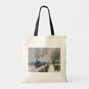 Claude Monet - Train in the Snow / The Locomotive Tote Bag