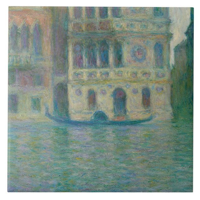 Claude Monet - Venice, Palazzo Dario Tile (Front)
