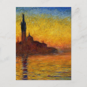Claude Monet // Venice Twilight Postcard