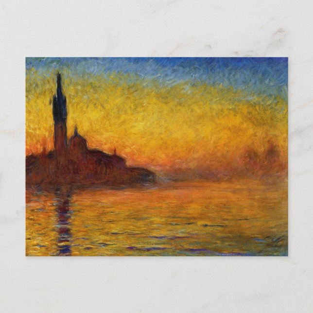 Claude Monet // Venice Twilight Postcard (Front)