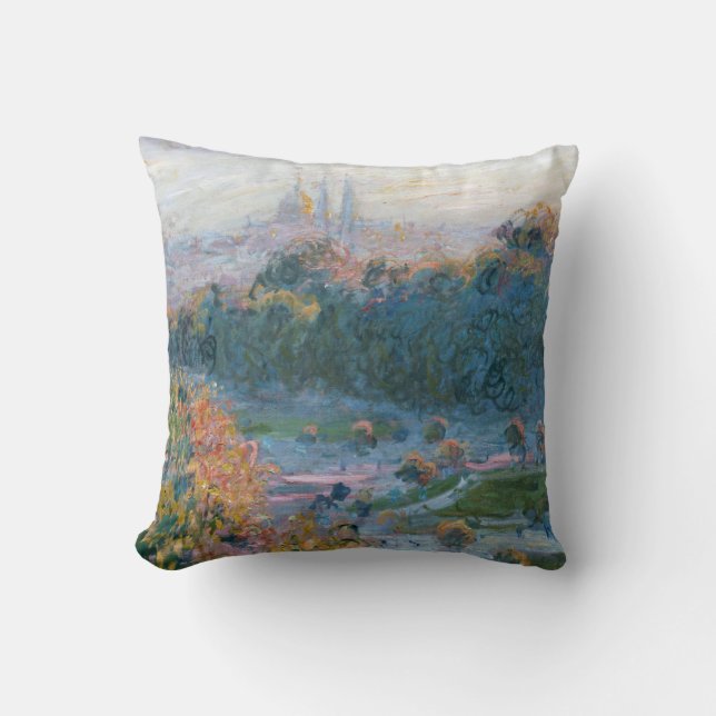 Claude Monet - View of the Tuileries, Study Cushion (Front)