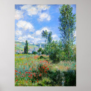 Claude Monet, View of Vétheuil, 1880  Poster