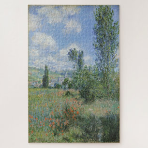 Claude Monet – View of Vétheuil (1880) Fine Art Jigsaw Puzzle
