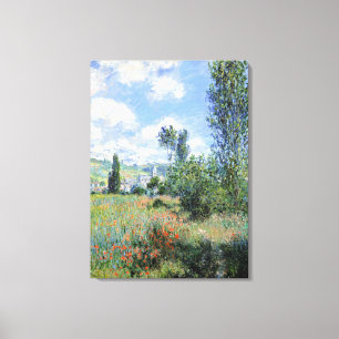 Claude Monet View of Vétheuil Canvas Print