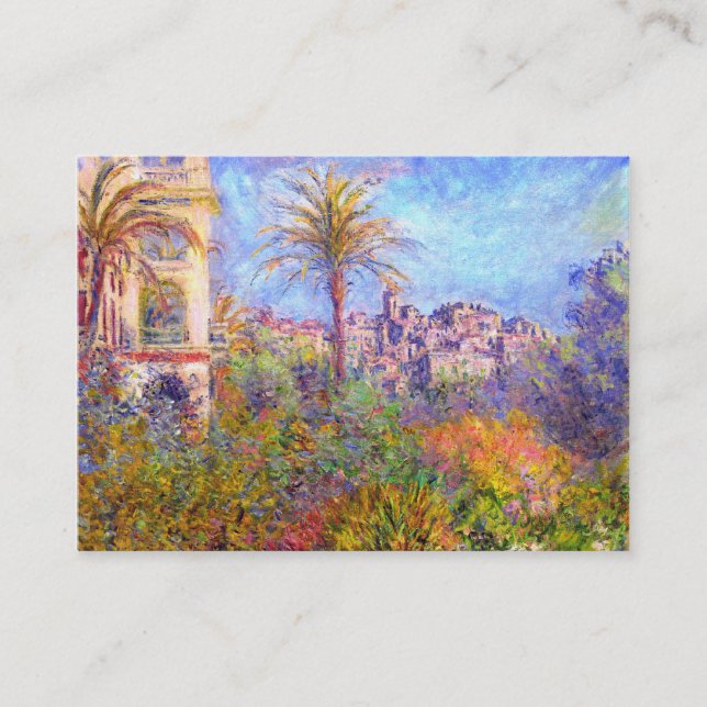 Claude Monet: Villas at Bordighera Business Card (Front)