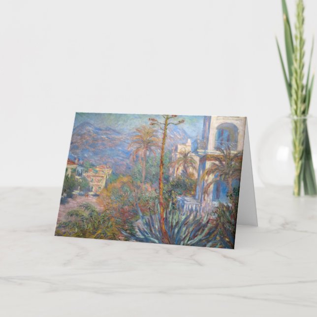 Claude Monet - Villas at Bordighera Card (Front)
