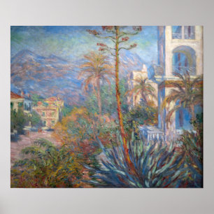 Claude Monet - Villas at Bordighera Poster